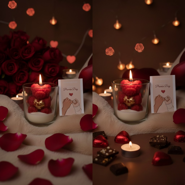 LoveBug Teddy Candle – Cute Teddy Valentine Candle | Artecasa - https://artecasa.in/