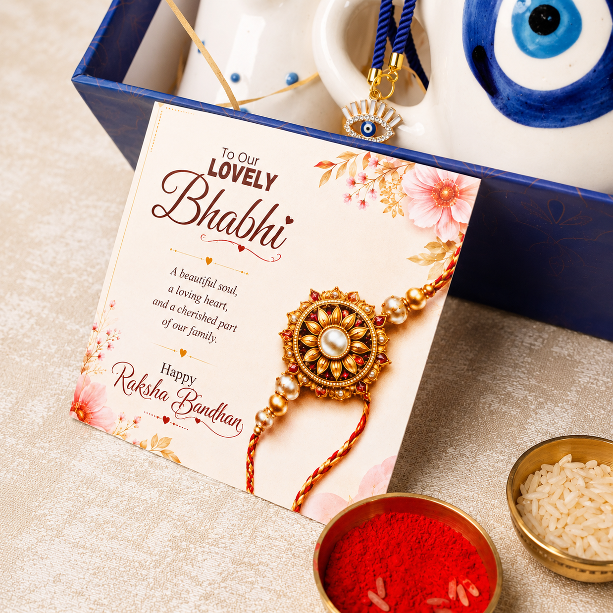 Artecasa Planter Paglu Bhabhi Rakhi Hamper | Premium Raksha Bandhan Gift Box - https://artecasa.in/
