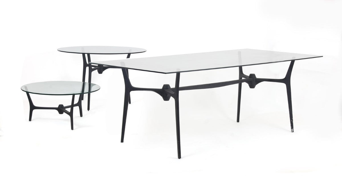 Makoda Dining Table Rectangular w/o Glass - I MEAN DESIGN