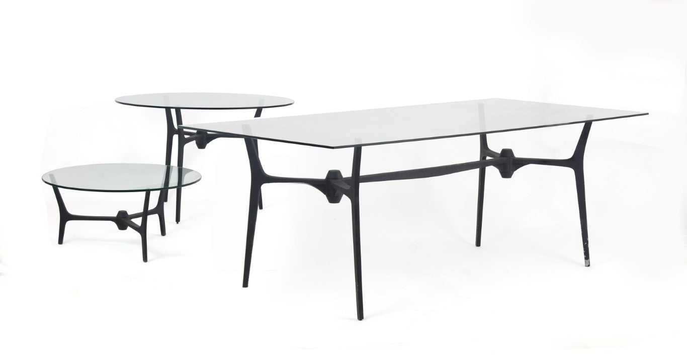 Makoda Dining Table Rectangular w/o Glass - I MEAN DESIGN