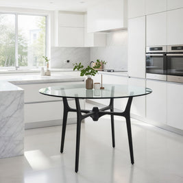 Makoda Dining Table Round 3 Legs w/o Glass