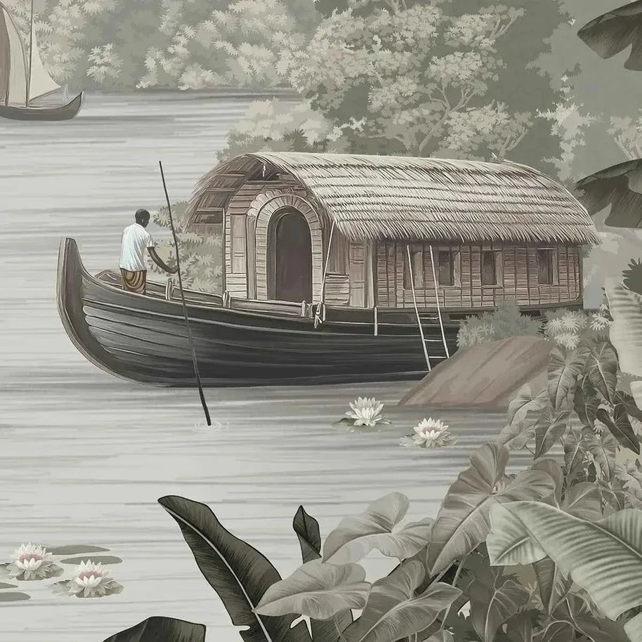 Malabar Kerela Themed Wallpaper, Customised