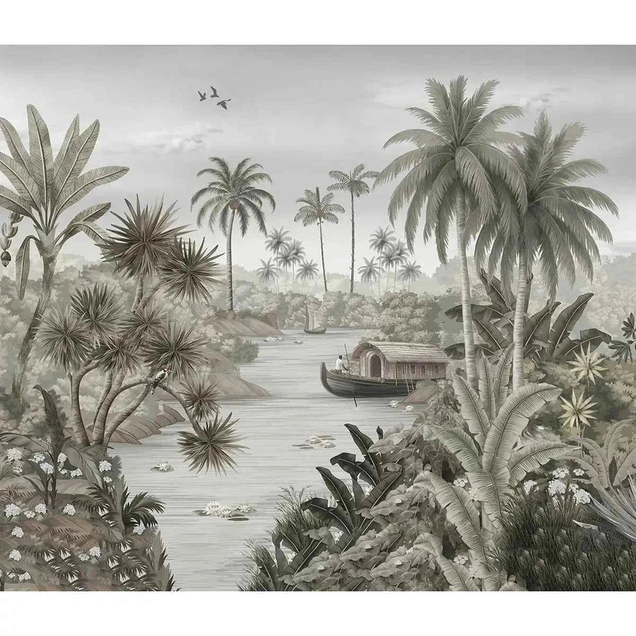 Malabar Kerela Themed Wallpaper, Customised