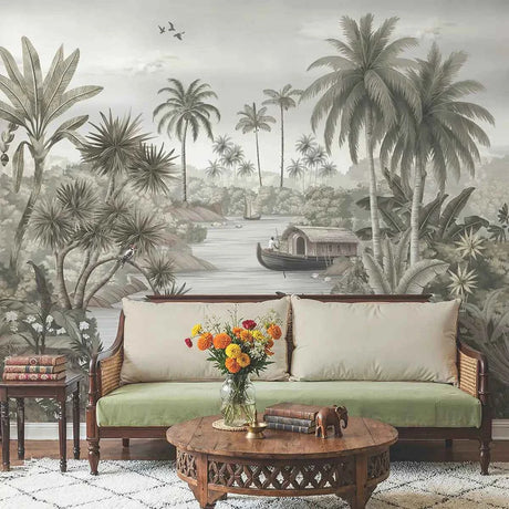 Malabar Kerela Themed Wallpaper, Customised