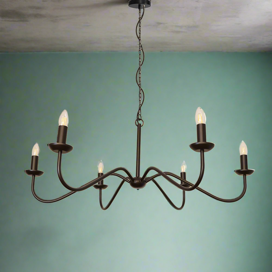chandelier for green walls 