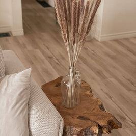 Mini Brown Pampas arrangement for boho vase decor and modern home interiors