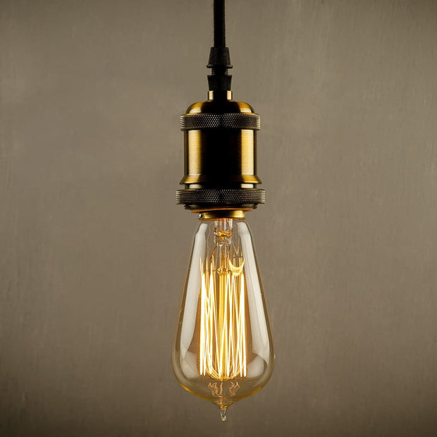 Minimal Style Decor Brass Antique Ceiling Holder - The Black Steel