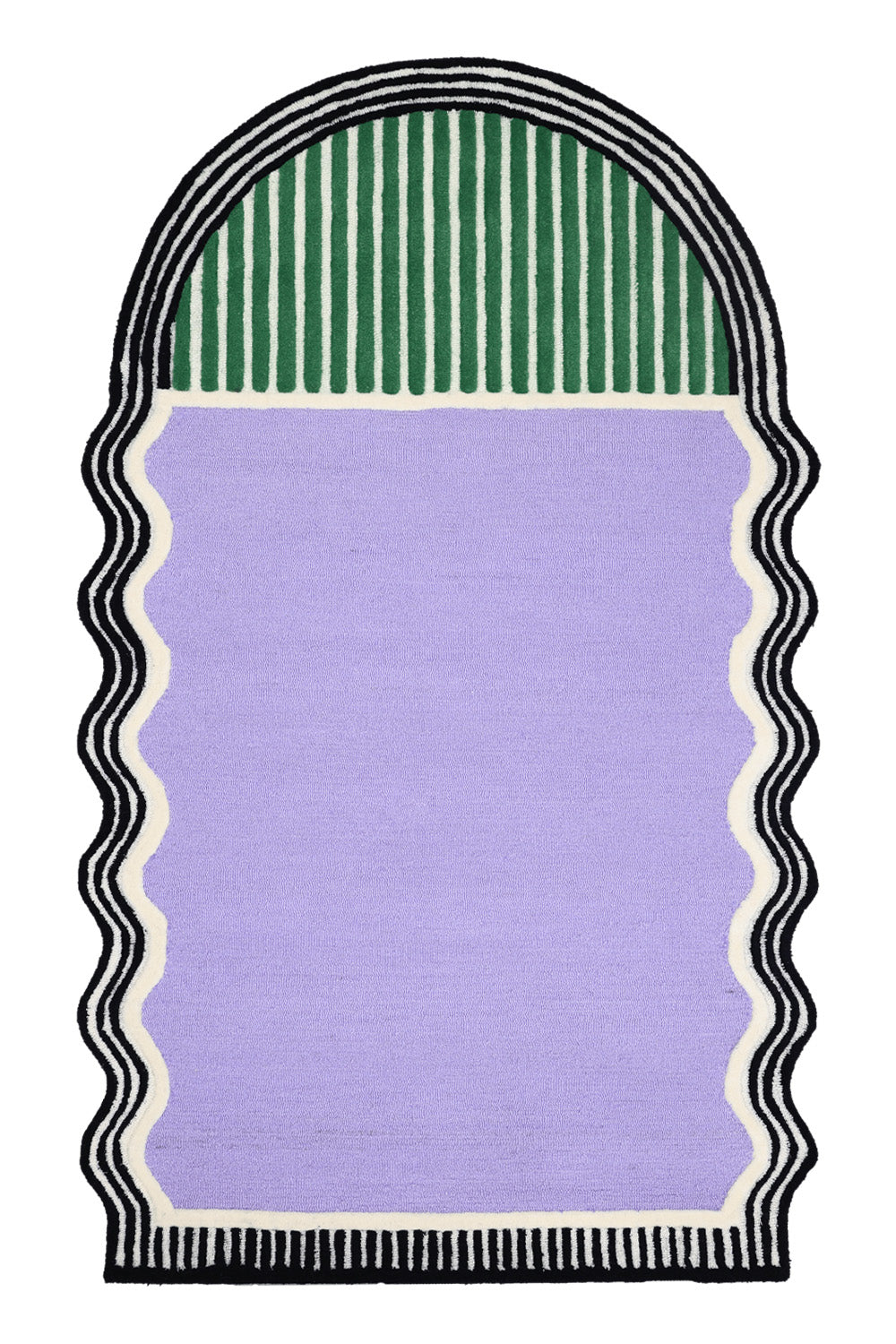 Mirra Multicolour Wool 4.3x7.2 feet Irregular Rug - I MEAN DESIGN