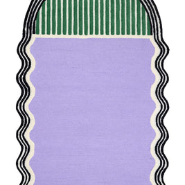 Mirra Multicolour Wool 4.3x7.2 feet Irregular Rug - I MEAN DESIGN