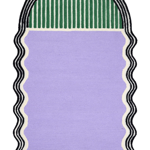 Mirra Multicolour Wool 4.3x7.2 feet Irregular Rug - I MEAN DESIGN