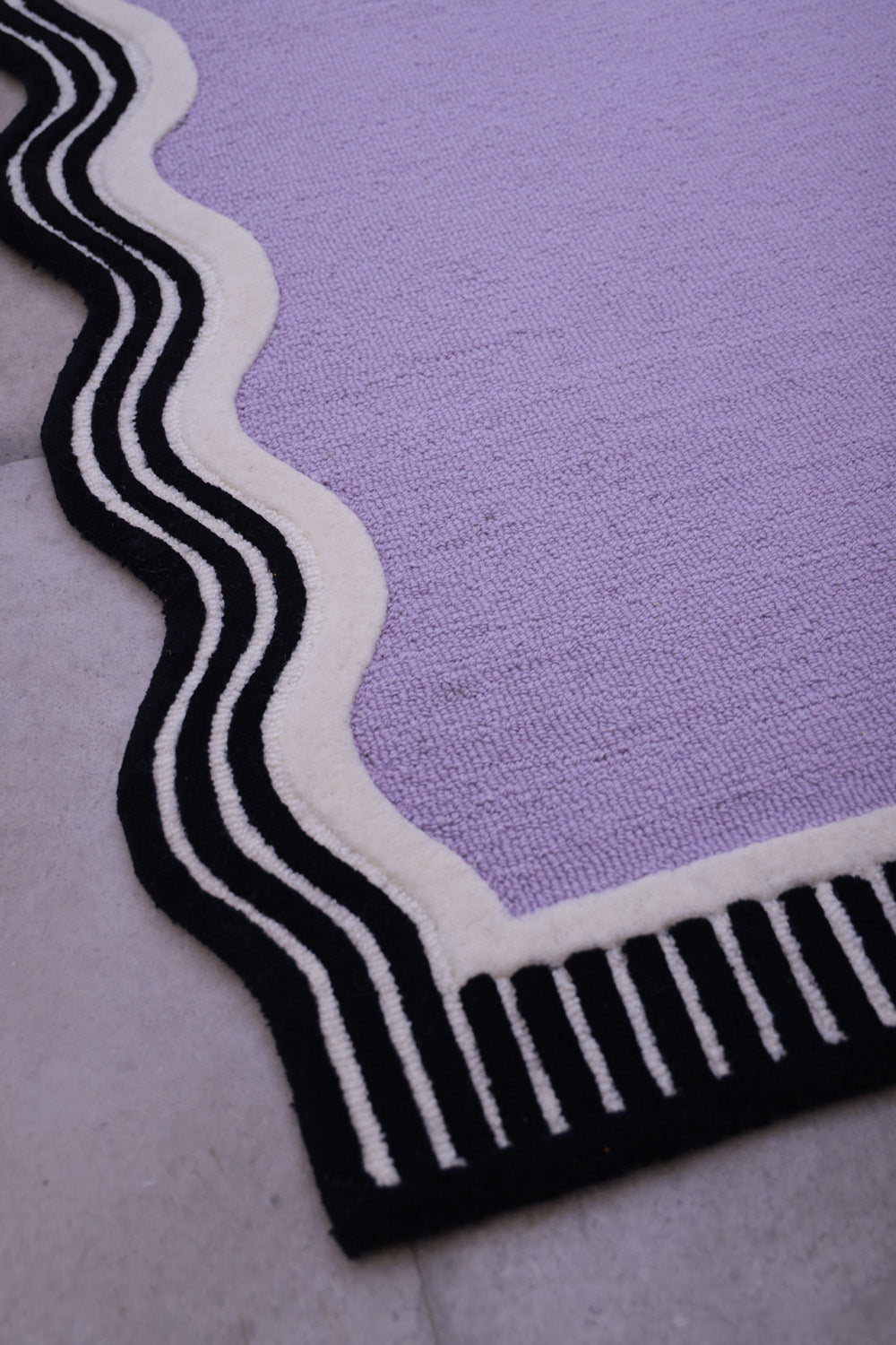 Mirra Multicolour Wool 4.3x7.2 feet Irregular Rug - I MEAN DESIGN