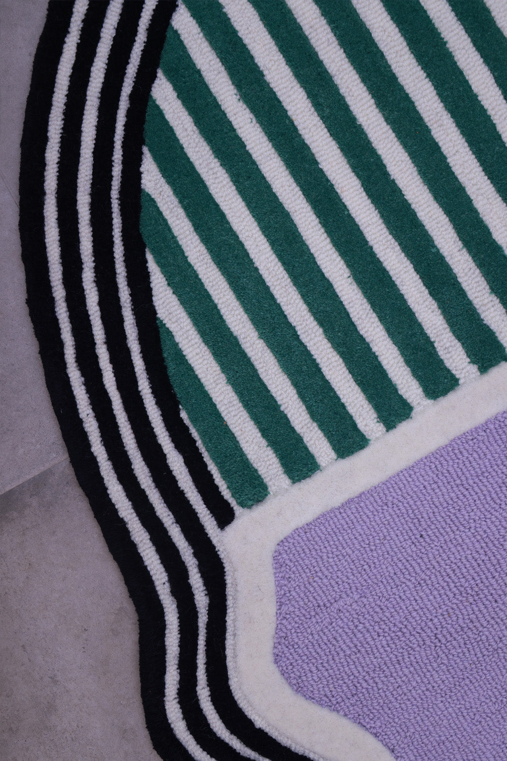 Mirra Multicolour Wool 4.3x7.2 feet Irregular Rug - I MEAN DESIGN