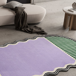 Mirra Multicolour Wool 4.3x7.2 feet Irregular Rug - I MEAN DESIGN