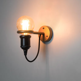 Nile Golden Ring Wall Lamp - The Black Steel