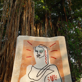 Mono Lisa Multicolour Wool Viscose 6x8 feet Rectangle Rug - I MEAN DESIGN