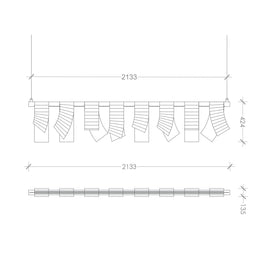 Muslin Hanging Light