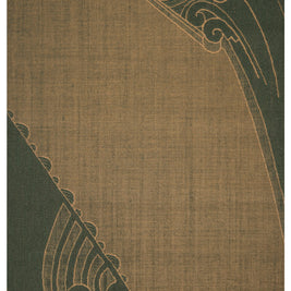 Nettipattam Green & Gold Sisal 6x9 feet Rectangle Rug - I MEAN DESIGN