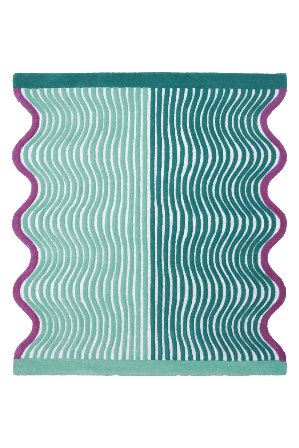 Onda Multicolour Wool 5.5x5.5 feet Irregular Rug - I MEAN DESIGN