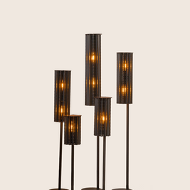 Roll Floor Lamp Cluster