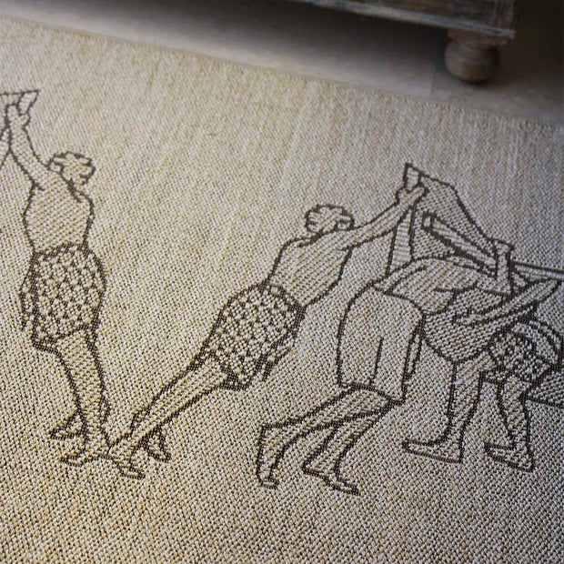 Oruma Beige Sisal 4x6 feet Rectangle Rug - I MEAN DESIGN