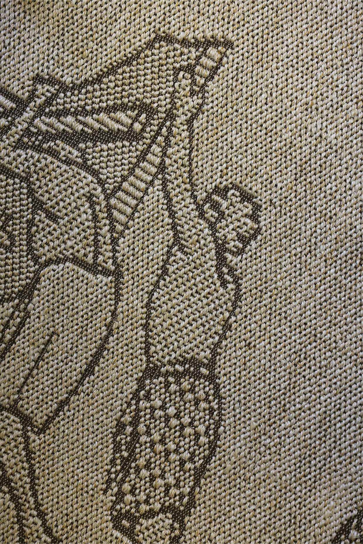 Oruma Beige Sisal 4x6 feet Rectangle Rug - I MEAN DESIGN