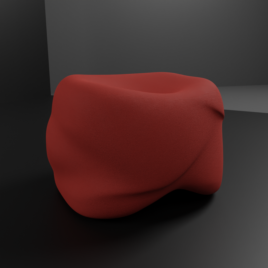 Plushy Petal Pouf - I MEAN DESIGN