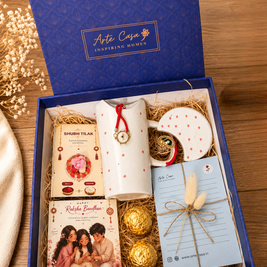 Artecasa Crimson Ceramic Sipper Hamper | Premium Raksha Bandhan Gift Hamper - https://artecasa.in/