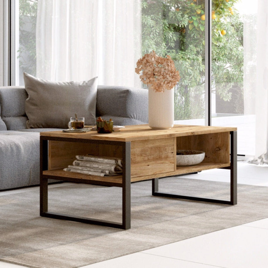 Iron Metal Medium Coffee Table