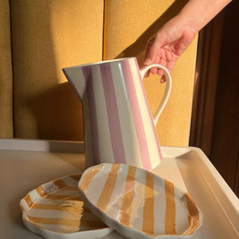 Purple Lemonade - Jug/Vase & Plates Set