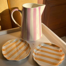 Purple Lemonade - Jug/Vase & Plates Set