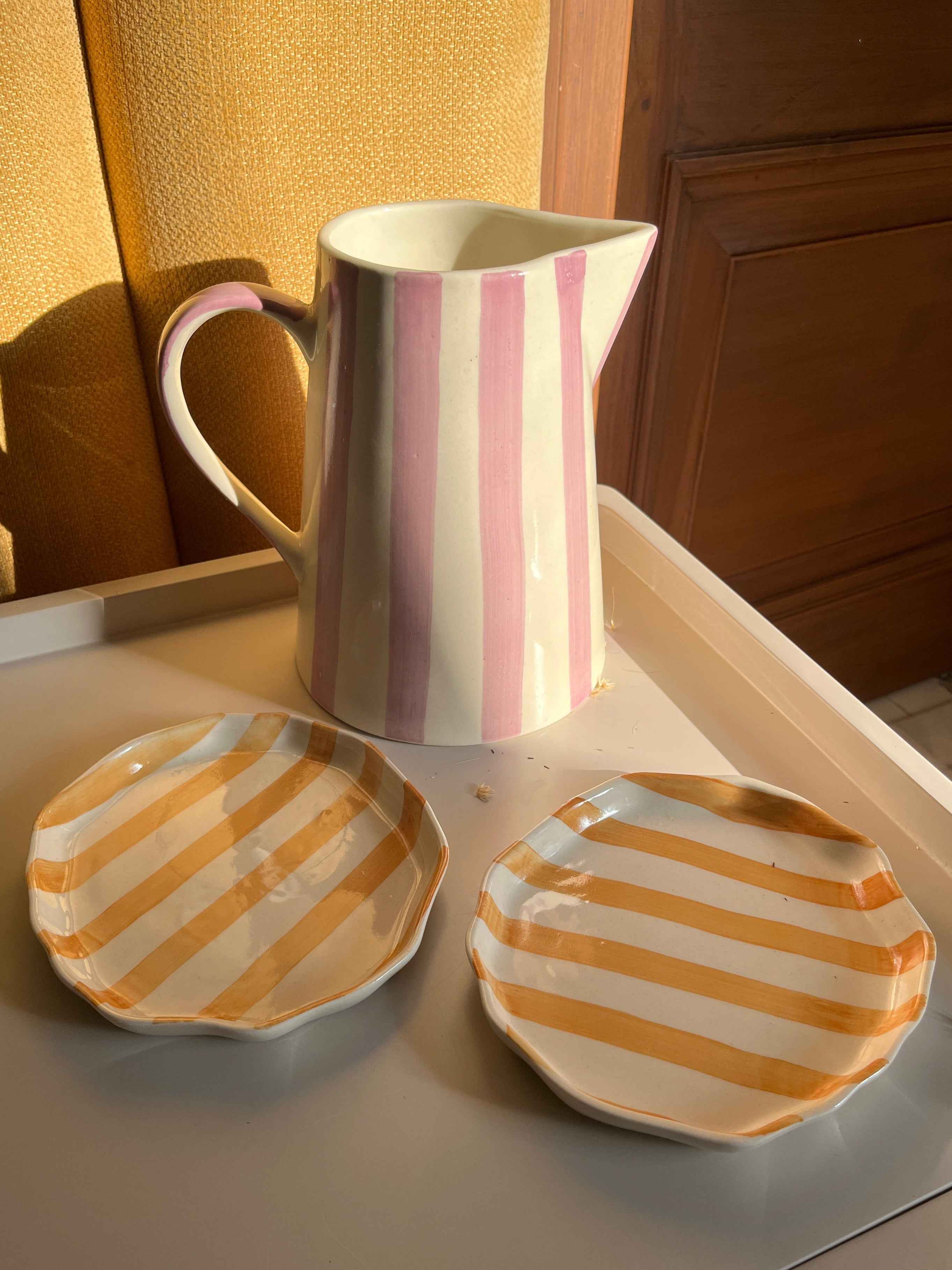 Purple Lemonade - Jug/Vase & Plates Set