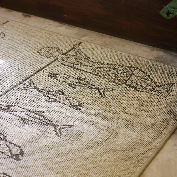 Chakara Beige Sisal 4x6 feet Rectangle Rug - I MEAN DESIGN