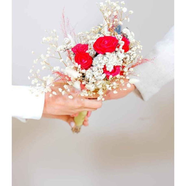 Romantic Essence Dried Flower Bunch | Valentine Gift Floral Decor