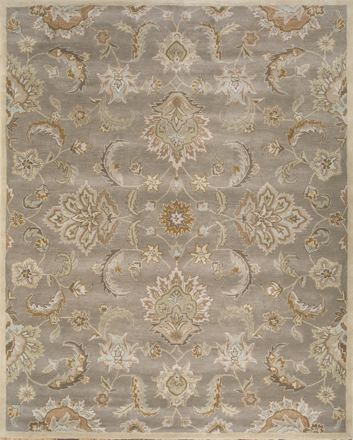 Carpet For Living room 2'6X4 Feet Beige And Brown Wool Rectangle Oriental And Traditional Rug