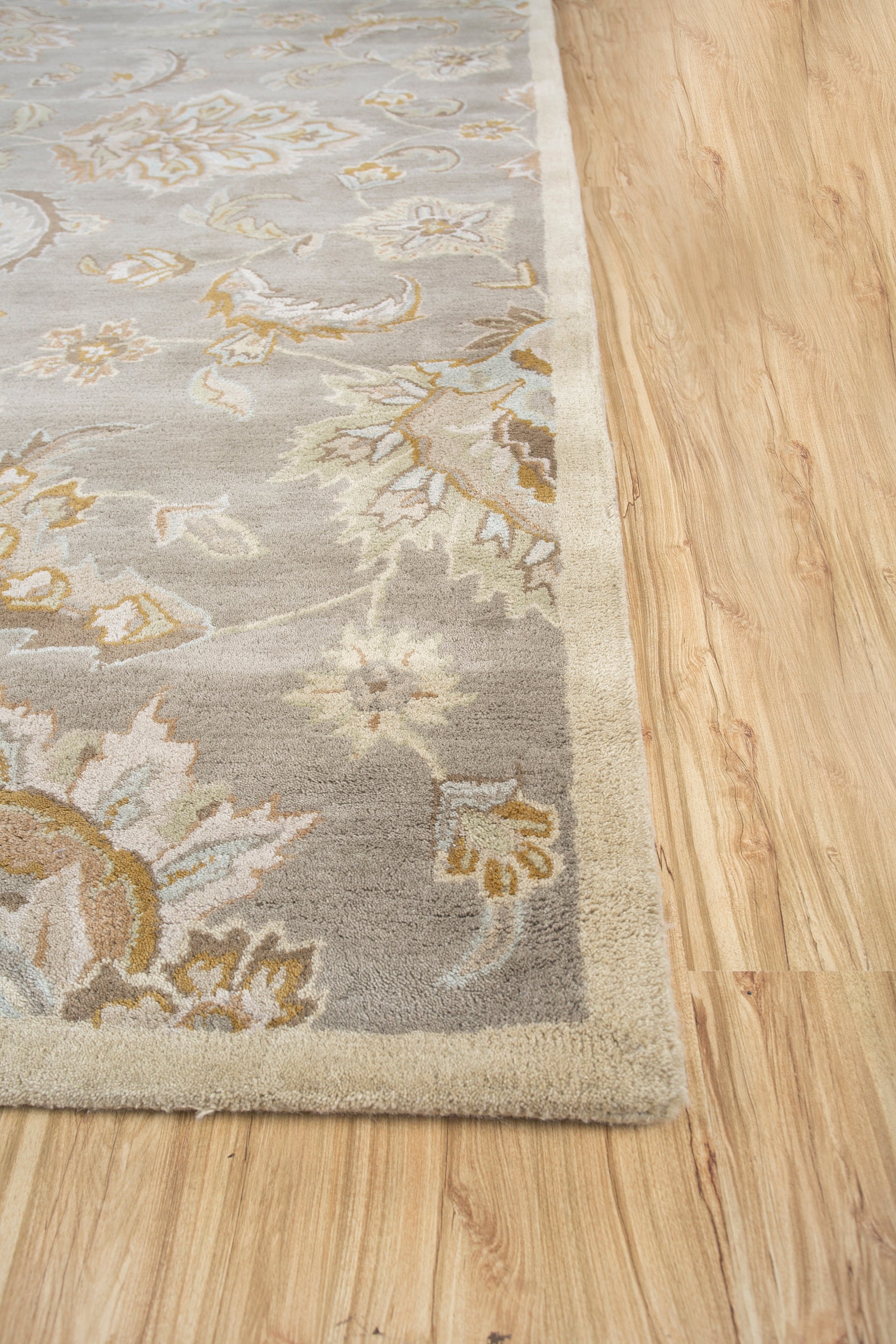 Carpet For Living room 2'6X4 Feet Beige And Brown Wool Rectangle Oriental And Traditional Rug