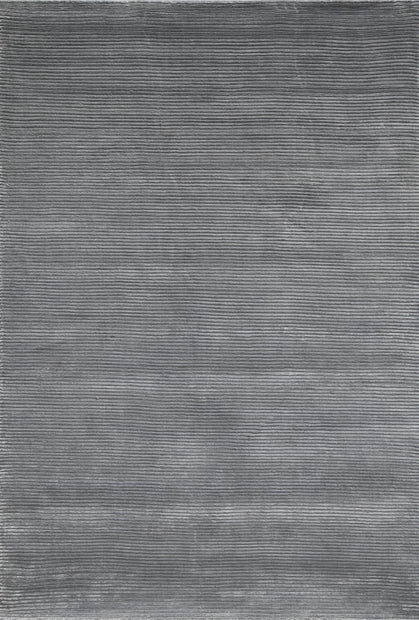 Carpet For Living room 3'6X5'6 Feet Blue Wool & Viscose Rectangle Solid Rug