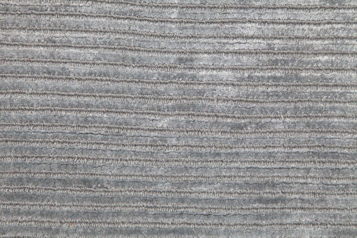 Carpet For Living room 3'6X5'6 Feet Blue Wool & Viscose Rectangle Solid Rug