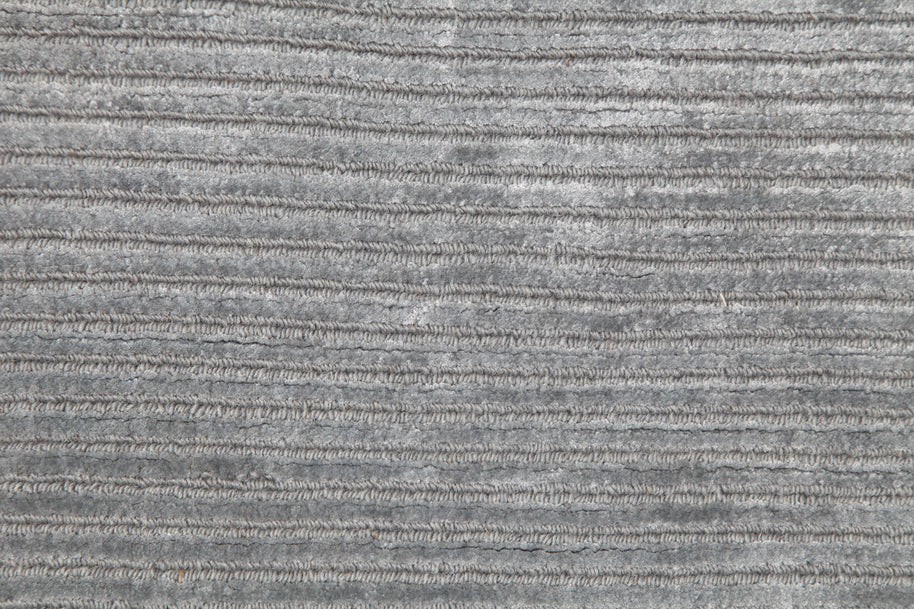 Carpet For Living room 3'6X5'6 Feet Blue Wool & Viscose Rectangle Solid Rug - I MEAN DESIGN