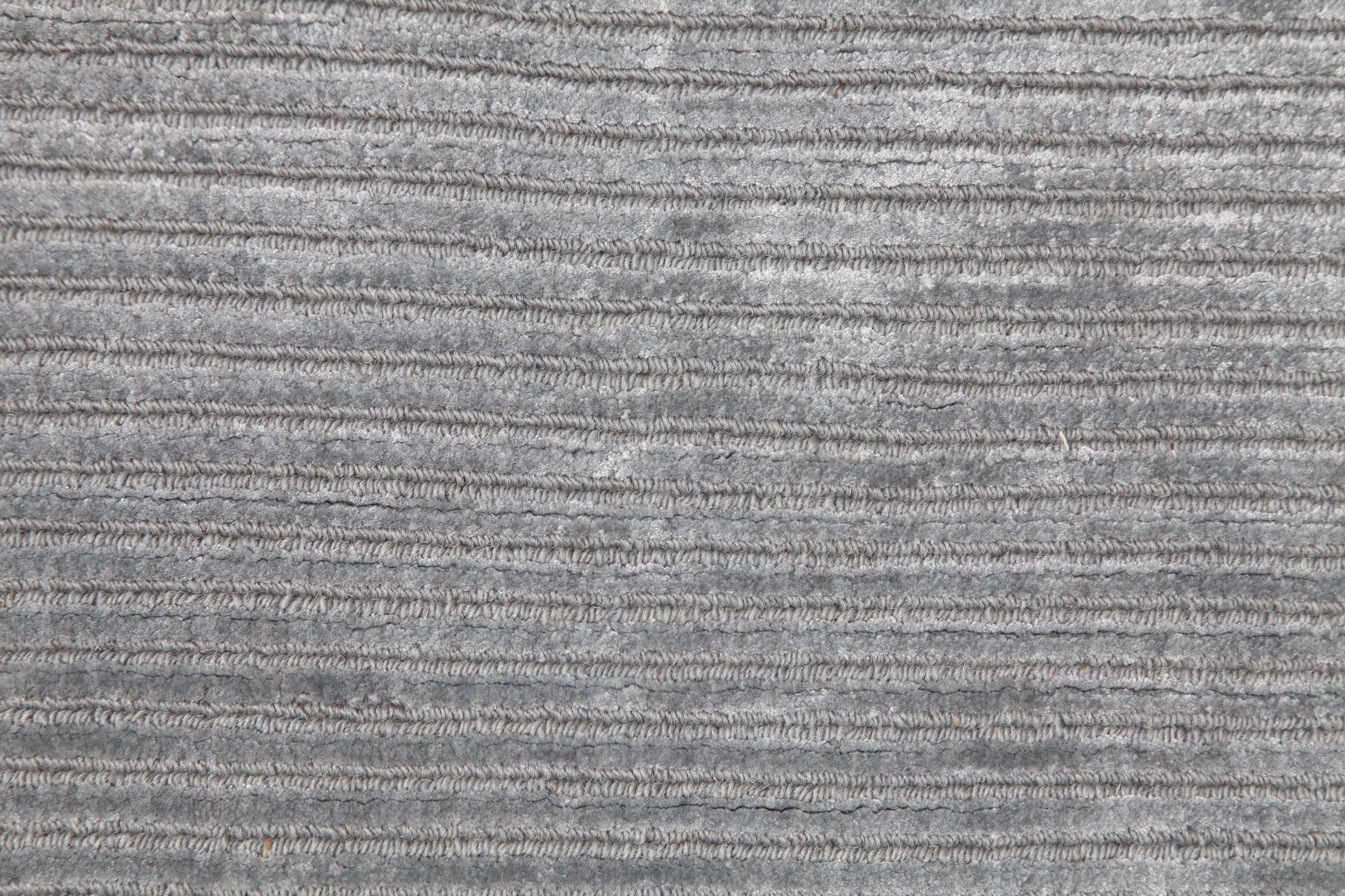 Carpet For Living room 3'6X5'6 Feet Blue Wool & Viscose Rectangle Solid Rug