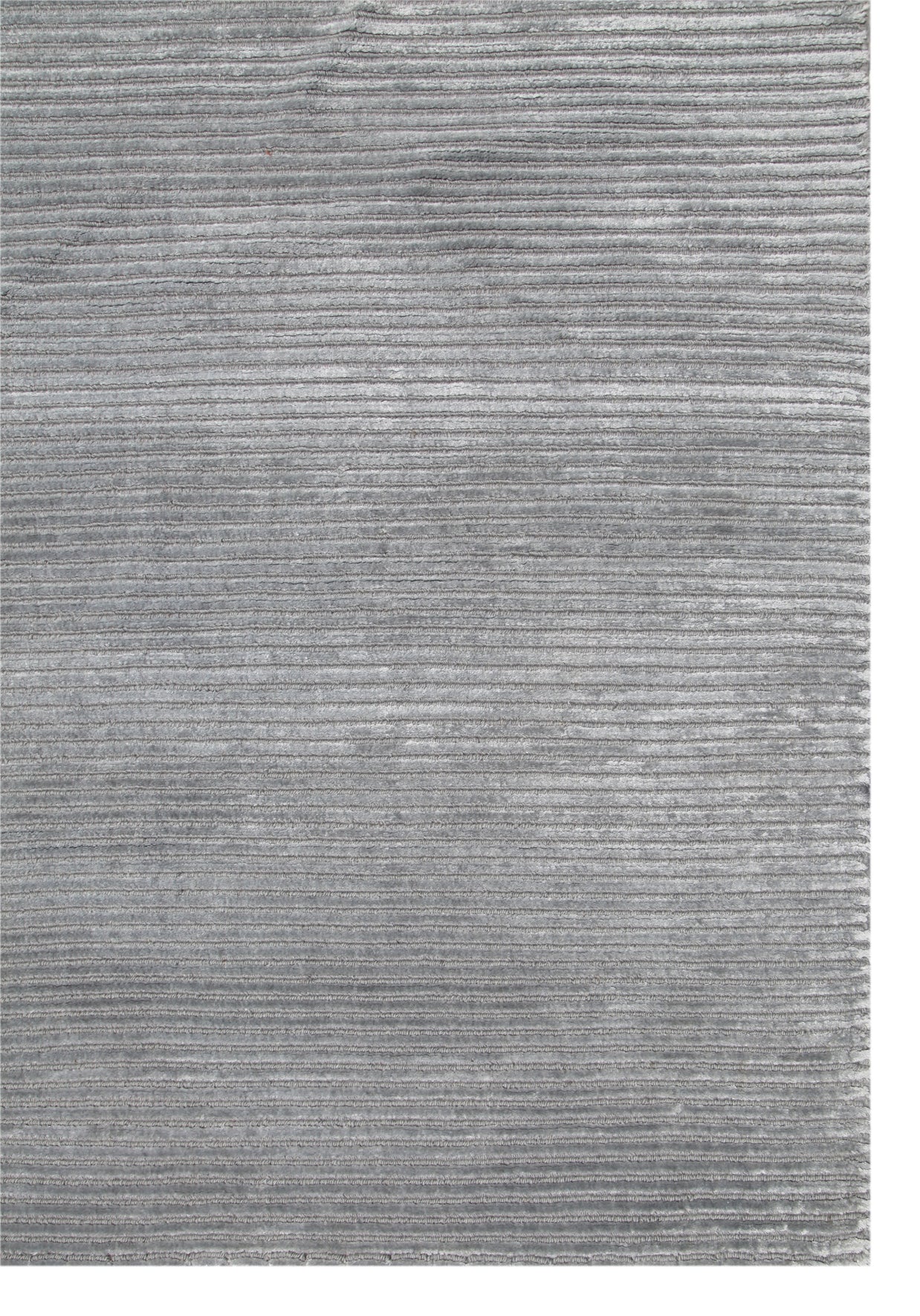 Carpet For Living room 3'6X5'6 Feet Blue Wool & Viscose Rectangle Solid Rug