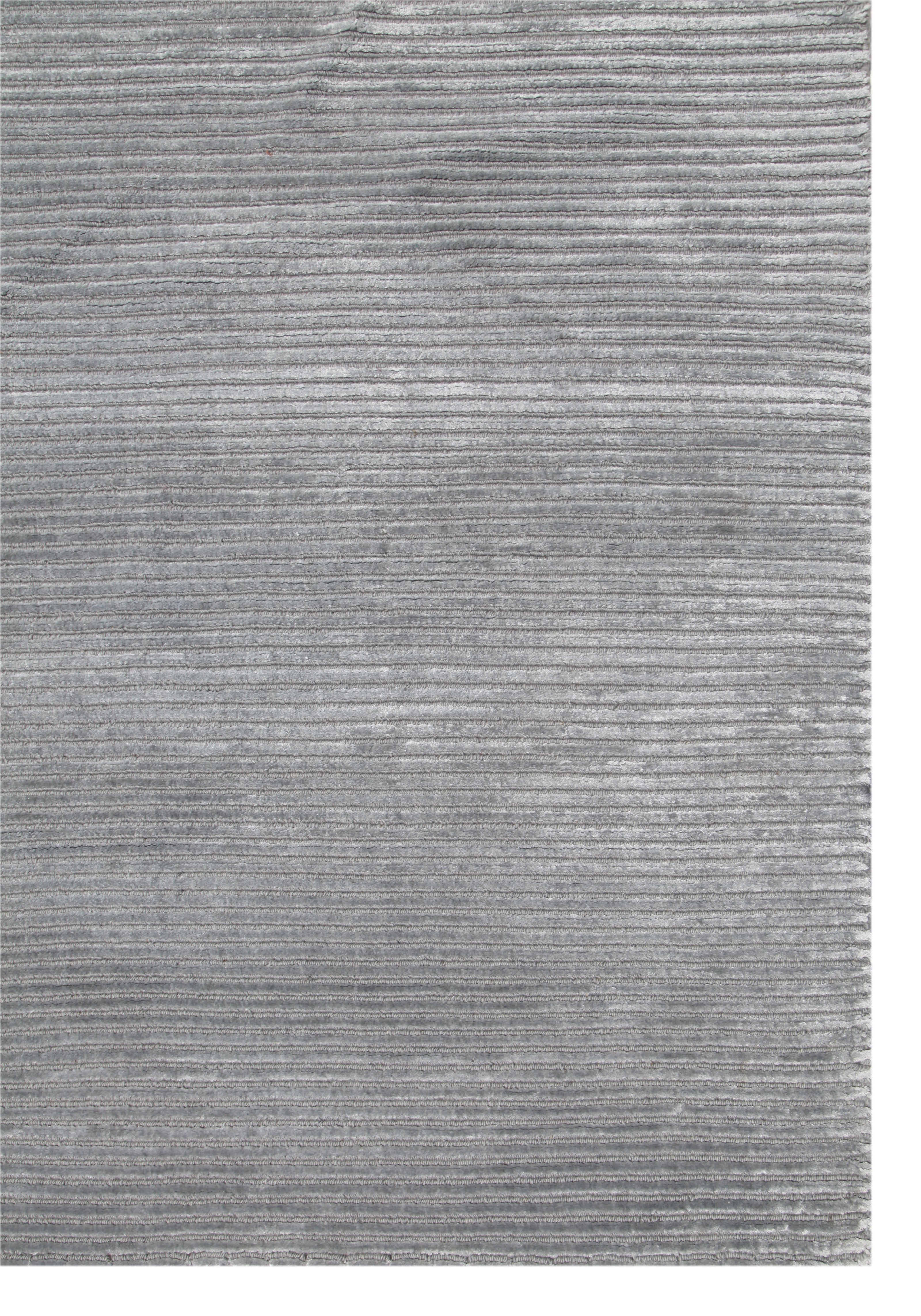 Carpet For Living room 3'6X5'6 Feet Blue Wool & Viscose Rectangle Solid Rug