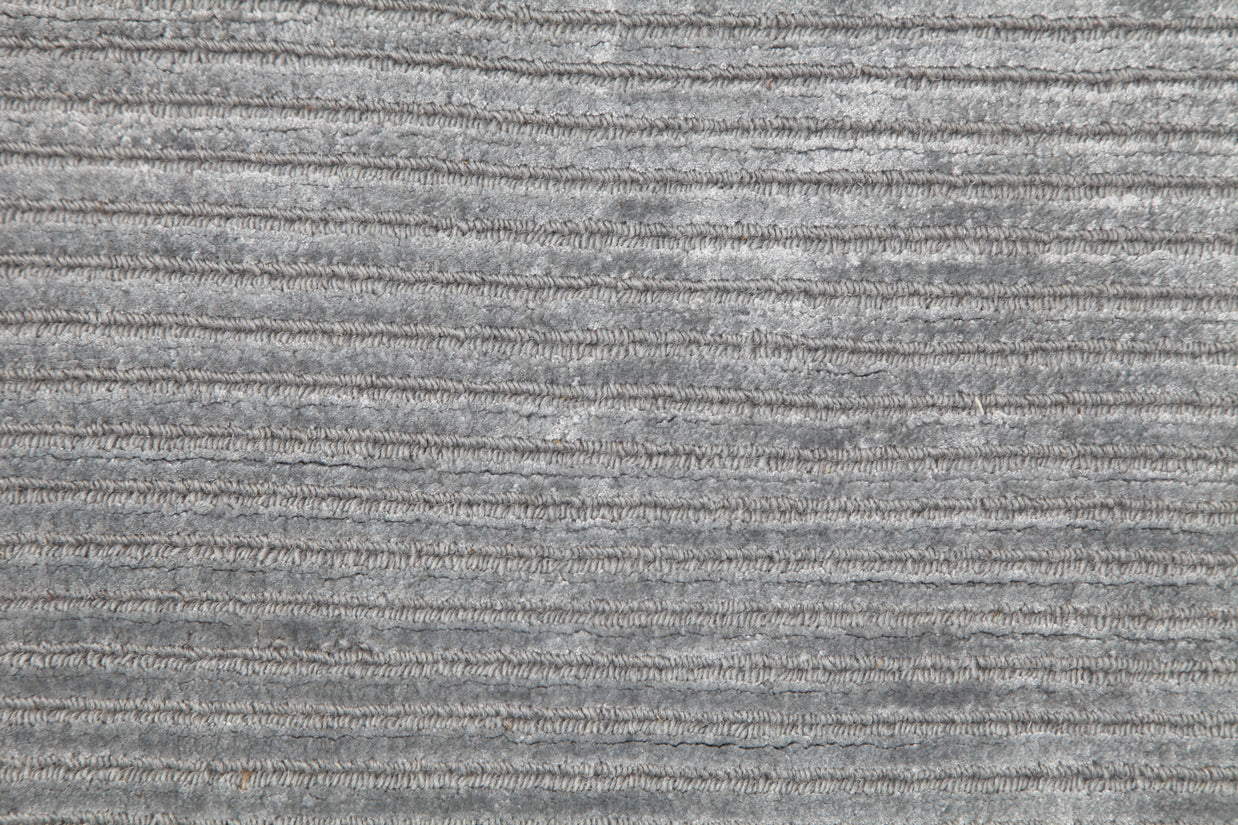 Carpet For Living room 9X12 Feet Blue Wool & Viscose Rectangle Solid Rug