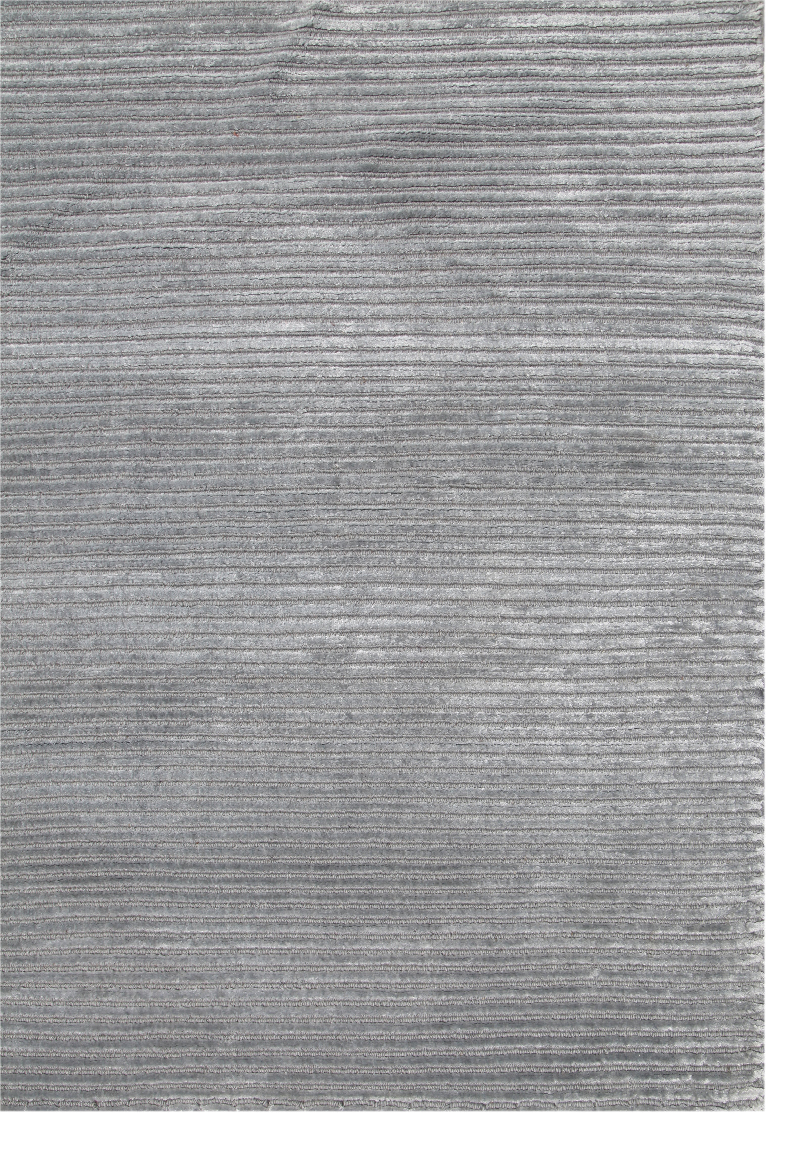 Carpet For Living room 9X12 Feet Blue Wool & Viscose Rectangle Solid Rug