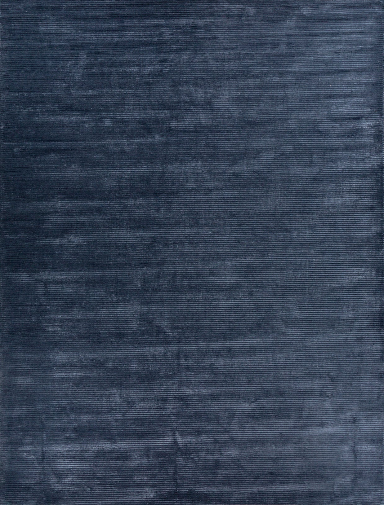 Carpet For Living room 8X10 Feet Blue Wool & Viscose Rectangle Solid Rug