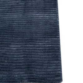 Carpet For Living room 8X10 Feet Blue Wool & Viscose Rectangle Solid Rug