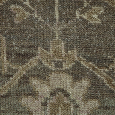 Carpet For Living room 8x10 Feet Grey and Black Wool Rectangle Oriental and Traditional Rug