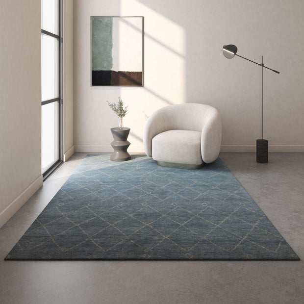 Carpet For Living room 4X6 Feet Green Wool Rectangle Oriental And Traditional Rug