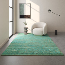 Carpet For Living room 5X8 Feet Blue Jute Rectangle Moroccan And Tribal Rug