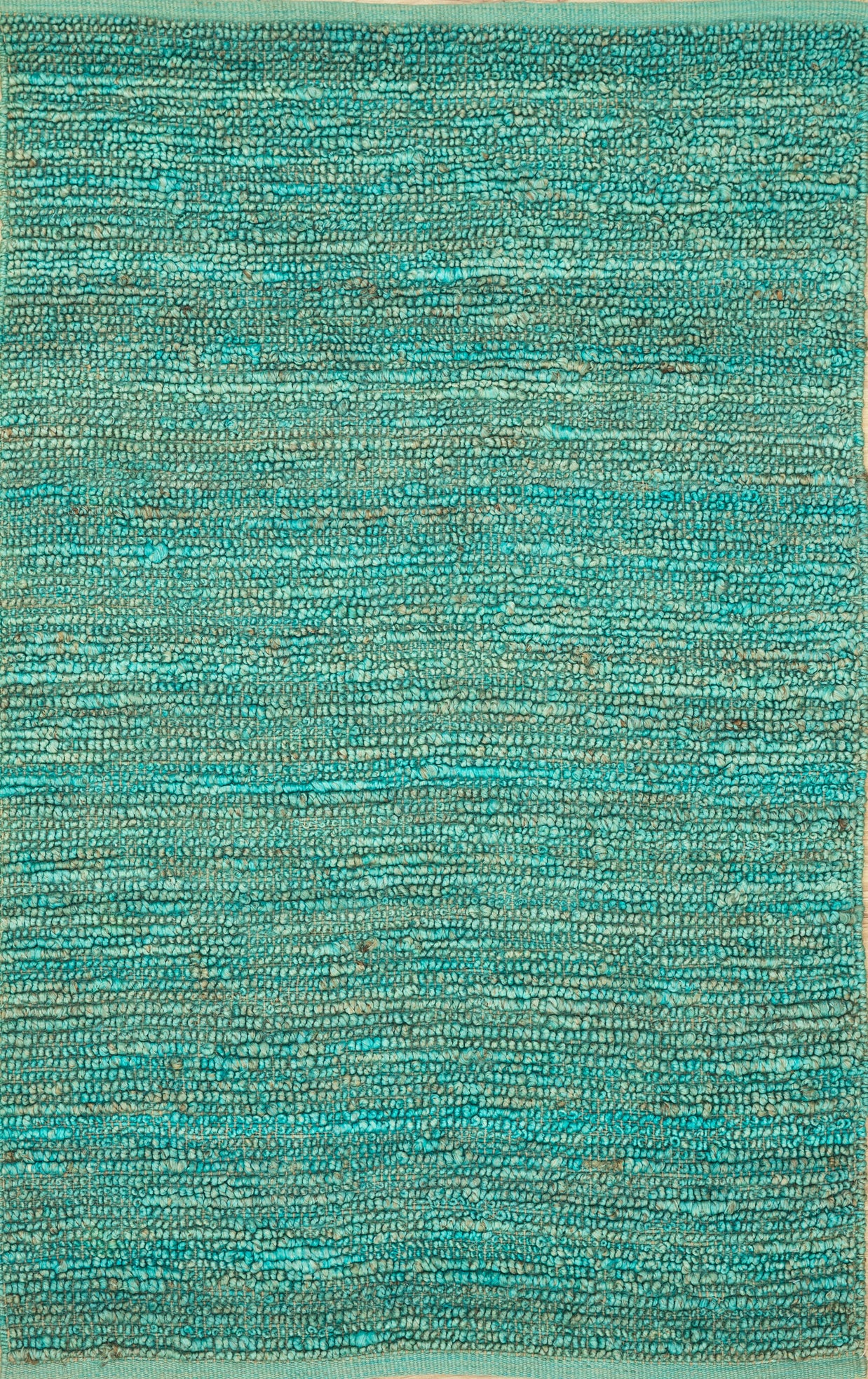 Carpet For Living room 5X8 Feet Blue Jute Rectangle Moroccan And Tribal Rug