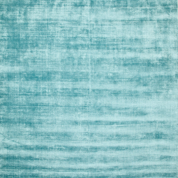 Carpet For Living room 2x3 Feet Blue Viscose Rectangle Solid Rug